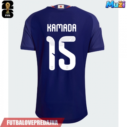 Lacne Muži Futbalové dres Japonsko Daichi Kamada #15 MS 2026 Krátky Rukáv - Domáci